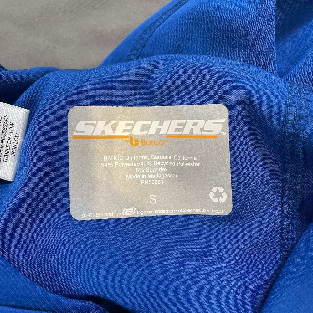Lot of 3 Skechers by Barco Womens Small Scrub Pants Royal Blue Cargo SK202 - Picture 5 of 9